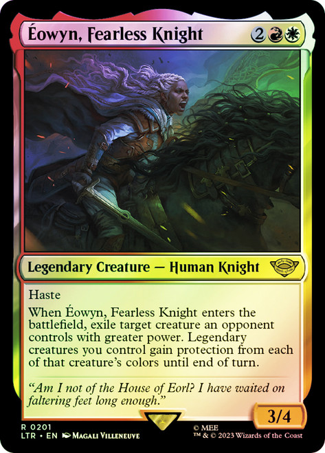 Eowyn, Fearless Knight\nThe Lord of the Rings\nSingle\nMagic The Gathering