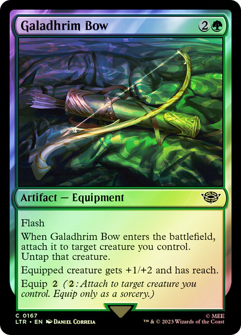 Galadhrim Bow\nThe Lord of the Rings\nSingle\nMagic The Gathering