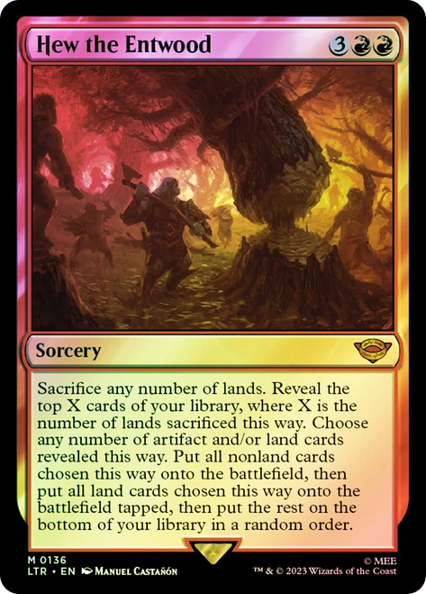 Hew the Entwood\nThe Lord of the Rings\nSingle\nMagic The Gathering
