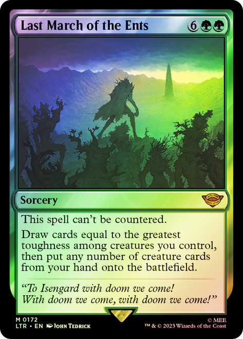 Last March of the Ents\nThe Lord of the Rings\nSingle\nMagic The Gathering