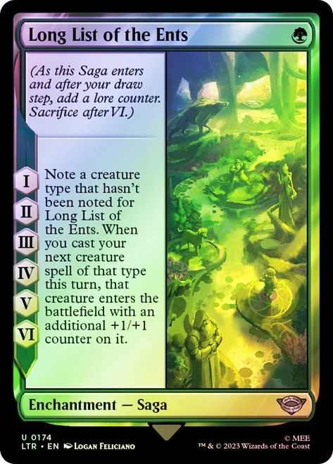 Long List of the Ents\nThe Lord of the Rings\nSingle\nMagic The Gathering