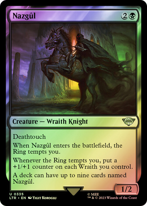 Nazgul (#335)\nThe Lord of the Rings\nSingle\nMagic The Gathering