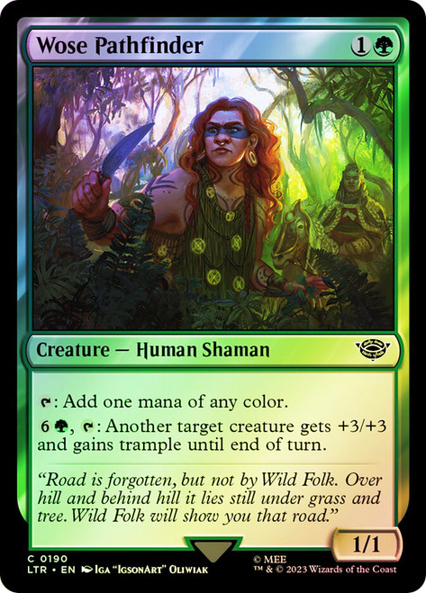 Wose Pathfinder\nThe Lord of the Rings\nSingle\nMagic The Gathering