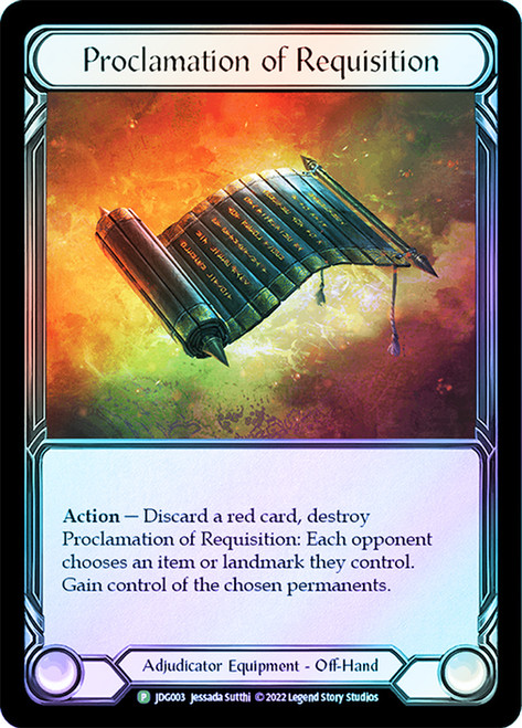 Proclamation of Requisition Singles