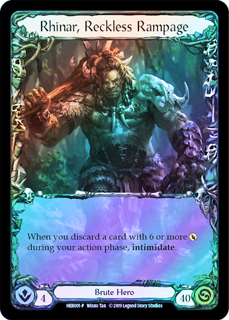 Rhinar, Reckless Rampage (Buy-a-Box) (Extended Art) | Promotional 