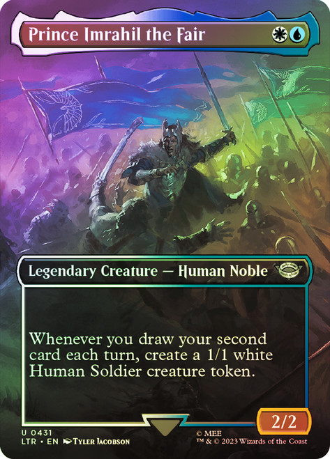 Prince Imrahil the Fair (Borderless)\nThe Lord of the Rings - Variants\nSingle\nMagic The Gathering