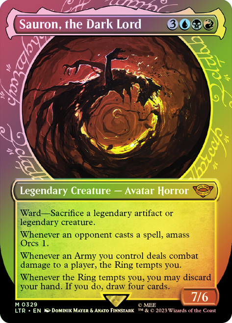 MTG Sauron, the Dark Lord サージFoil Sauron, the Dark Lord | The Lord of the Rings | Star City Games