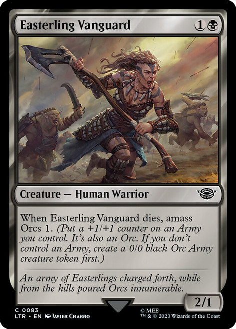 Easterling Vanguard\nThe Lord of the Rings\nSingle\nMagic The Gathering