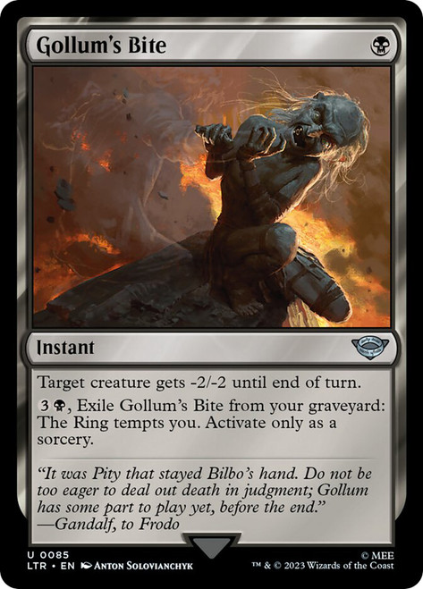 Gollum's Bite\nThe Lord of the Rings\nSingle\nMagic The Gathering