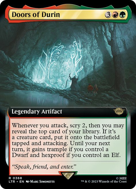 Doors of Durin (Extended Art)\nThe Lord of the Rings - Variants\nSingle\nMagic The Gathering