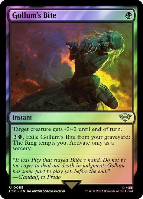 Gollum's Bite\nThe Lord of the Rings\nSingle\nMagic The Gathering