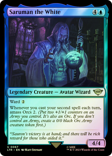 Saruman the White\nThe Lord of the Rings\nSingle\nMagic The Gathering