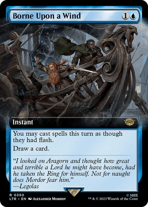 Borne Upon a Wind (Extended Art)\nThe Lord of the Rings - Variants\nSingle\nMagic The Gathering