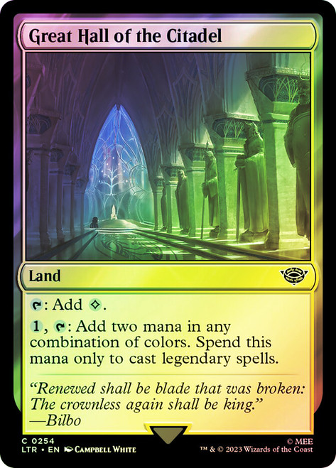 Great Hall of the Citadel\nThe Lord of the Rings\nSingle\nMagic The Gathering