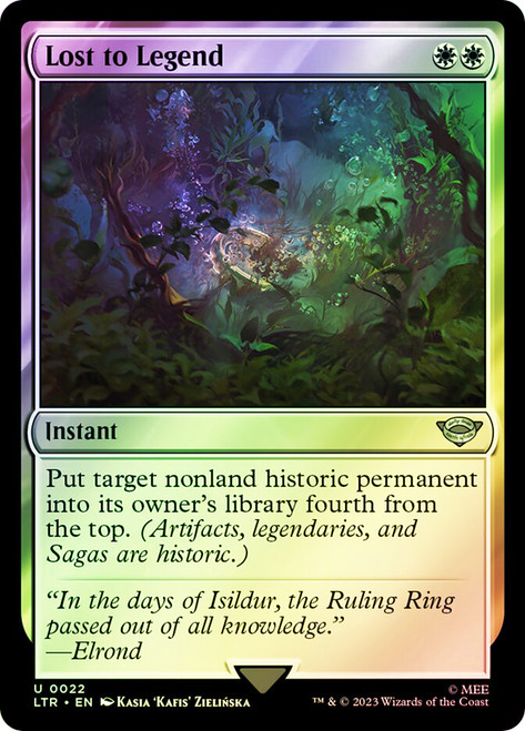 Lost to Legend\nThe Lord of the Rings\nSingle\nMagic The Gathering