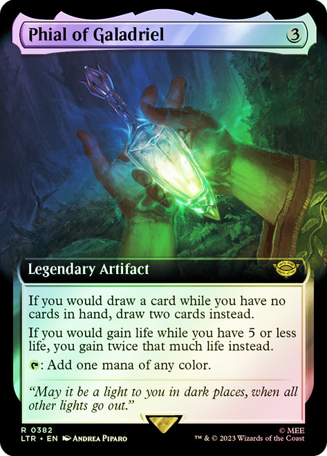 Phial of Galadriel (Extended Art)\nThe Lord of the Rings - Variants\nSingle\nMagic The Gathering