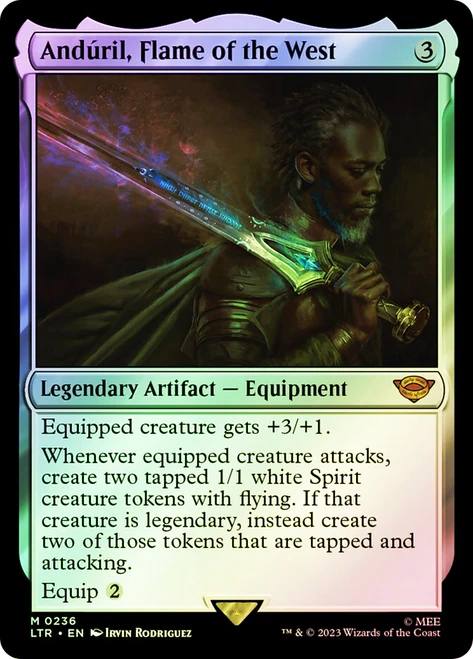 Anduril, Flame of the West\nThe Lord of the Rings\nSingle\nMagic The Gathering