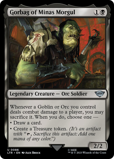 Gorbag of Minas Morgul\nThe Lord of the Rings\nSingle\nMagic The Gathering