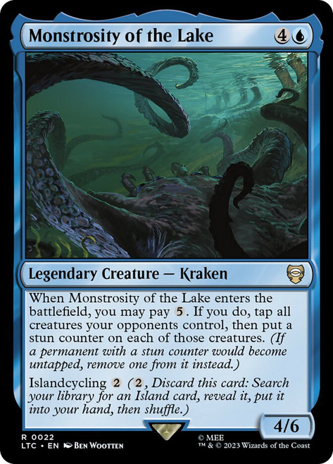 Monstrosity of the Lake\nThe Lord of the Rings Commander\nSingle\nMagic The Gathering