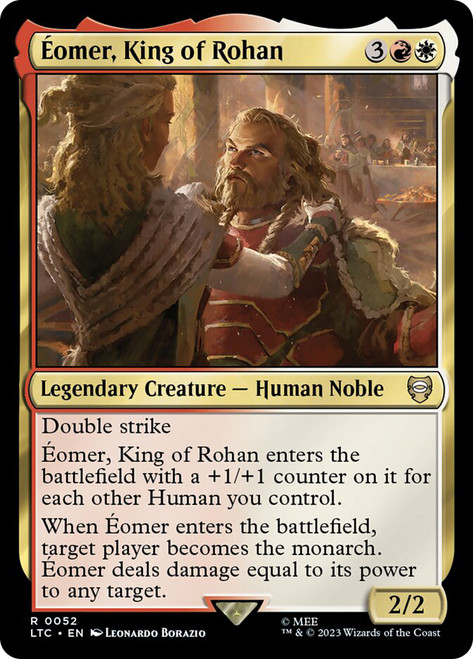 Eomer, King of Rohan\nThe Lord of the Rings Commander\nSingle\nMagic The Gathering