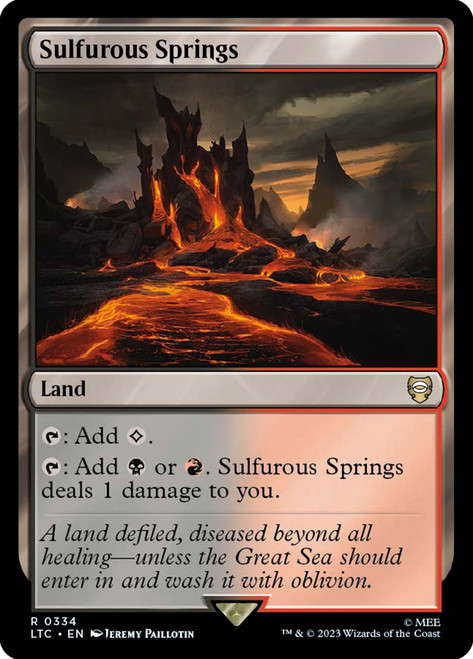 Sulfur Falls | The Lord of the Rings Commander | Star City Games