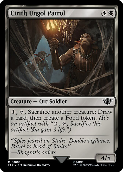 Cirith Ungol Patrol\nThe Lord of the Rings\nSingle\nMagic The Gathering
