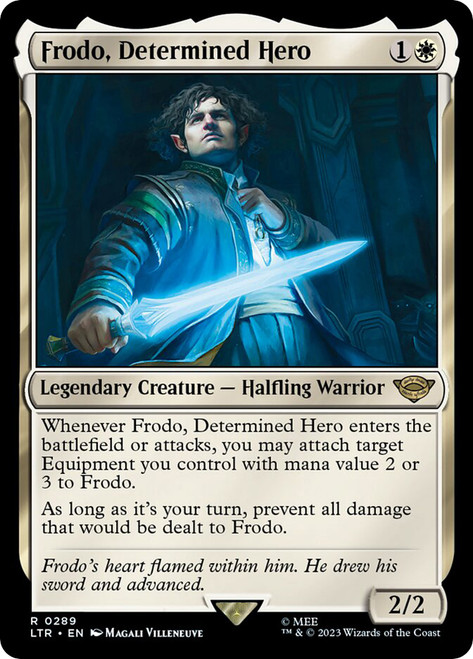 Frodo, Determined Hero\nThe Lord of the Rings\nSingle\nMagic The Gathering