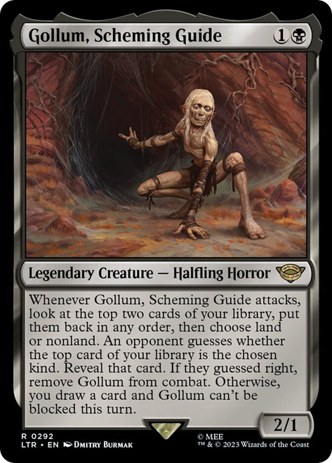Gollum, Scheming Guide\nThe Lord of the Rings\nSingle\nMagic The Gathering