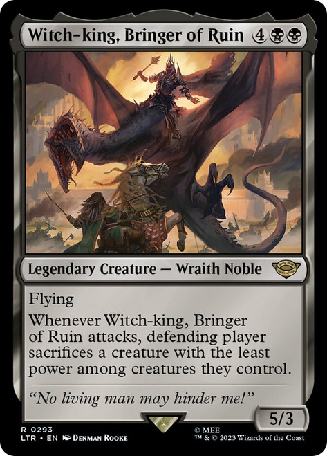 Witch-king, Bringer of Ruin\nThe Lord of the Rings\nSingle\nMagic The Gathering