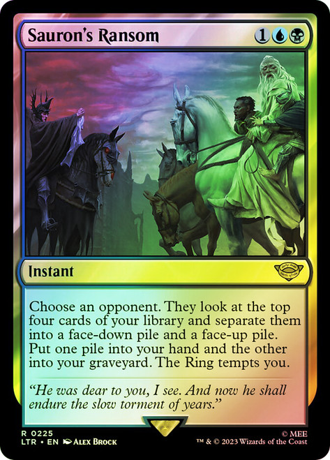 Sauron's Ransom\nThe Lord of the Rings\nSingle\nMagic The Gathering