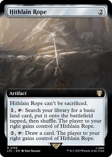 Hithlain Rope (Extended Art)\nThe Lord of the Rings Commander - Variants\nSingle\nMagic The Gathering
