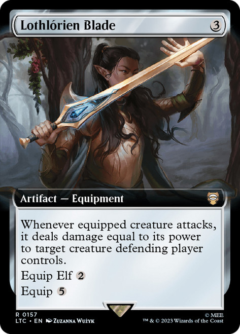 Lothlorien Blade (Extended Art)\nThe Lord of the Rings Commander - Variants\nSingle\nMagic The Gathering