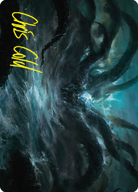 {The Watcher in the Water Art Card} (Signed)\nArt Series: The Lord of the Rings - Variants\nSingle\nMagic The Gathering