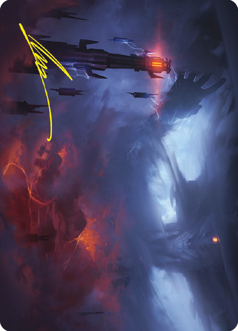 {Shadow of the Enemy Art Card} (Signed)\nArt Series: The Lord of the Rings - Variants\nSingle\nMagic The Gathering