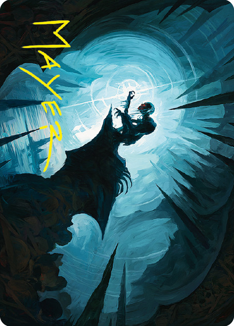 {Gollum, Patient Plotter Art Card} (Signed)\nArt Series: The Lord of the Rings - Variants\nSingle\nMagic The Gathering