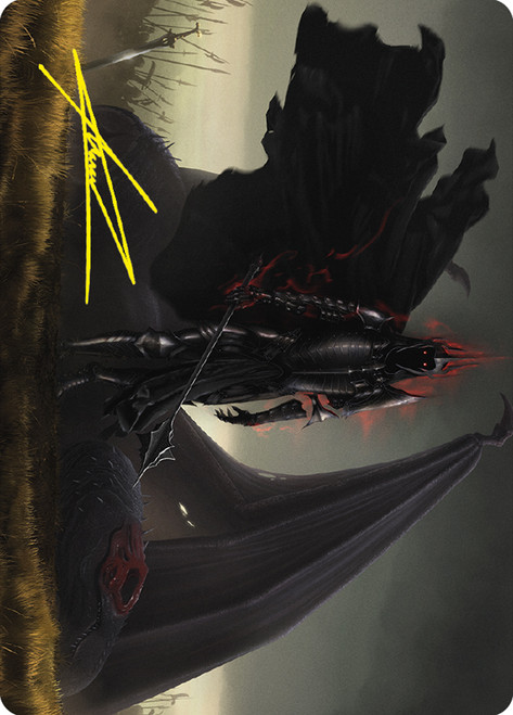 {Witch-king of Angmar Art Card} (Signed)\nArt Series: The Lord of the Rings - Variants\nSingle\nMagic The Gathering