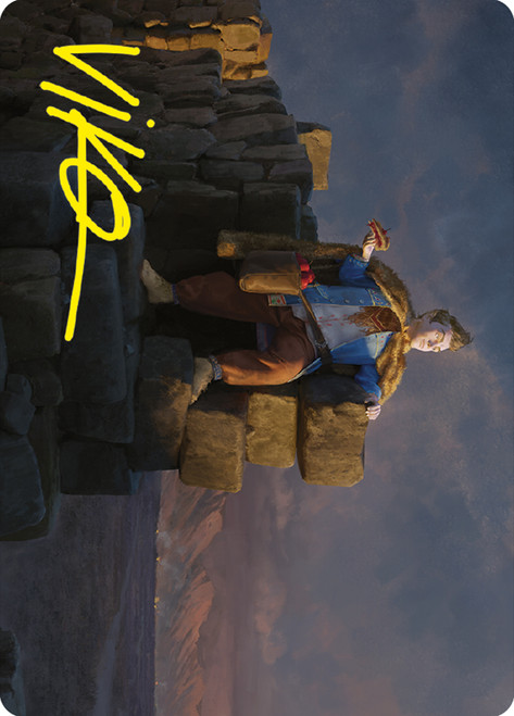 {Pippin, Warden of Isengard Art Card} (Signed)\nArt Series: The Lord of the Rings - Variants\nSingle\nMagic The Gathering