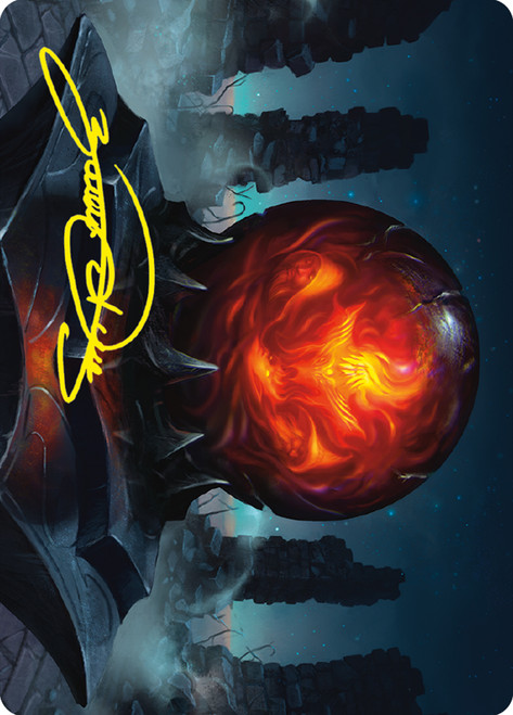{Commander's Sphere Art Card} (Signed)\nArt Series: The Lord of the Rings - Variants\nSingle\nMagic The Gathering