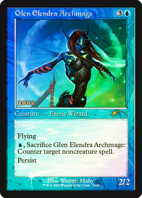 Glen Elendra Archmage (30th Anniversary)\nPromo: Date Stamped\nSingle\nMagic The Gathering