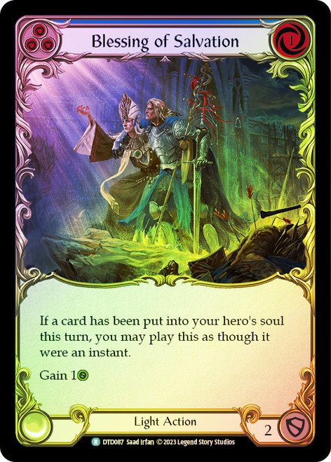 Blessing Of Salvation Blue