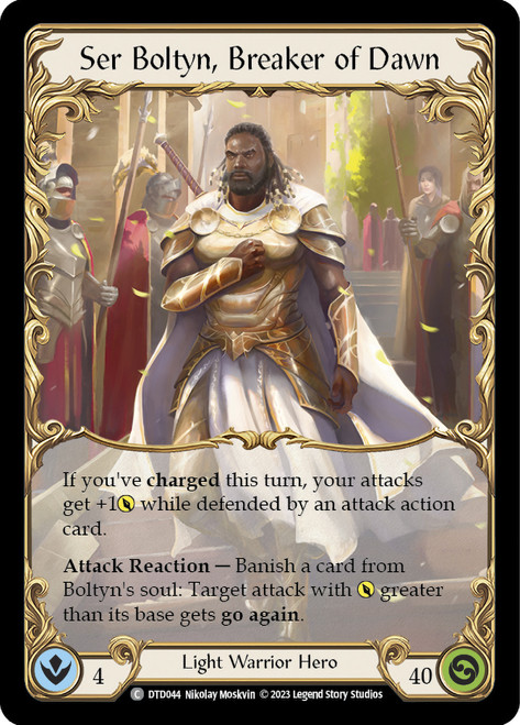 Ser Boltyn, Breaker of Dawn (Road to Nationals) | Promotional