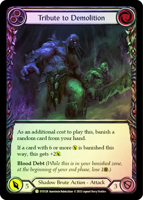 Tribute to Demolition (Yellow)
Dusk till Dawn
Single
Flesh and Blood