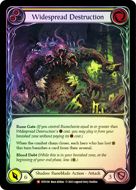 Widespread Destruction