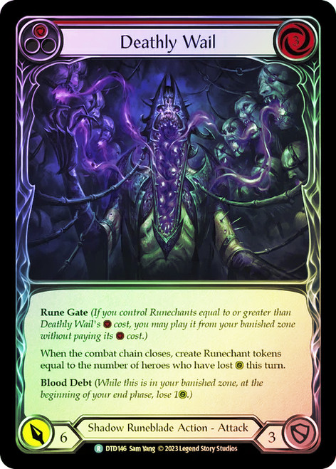 Runechant (Earth) Cold Foil　FaB Exclusive Cold Foil Runechant (Lightning) Only Available