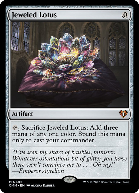 Jeweled Lotus\nCommander Masters\nSingle\nMagic The Gathering
