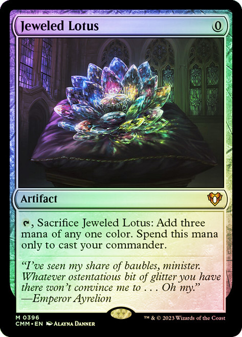 Jeweled Lotus\nCommander Masters\nSingle\nMagic The Gathering