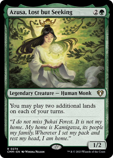 MTG 迷える探求者、梓 Azusa, Lost but Seekin Azusa, Lost but Seeking | Core Set 2021 | Star City Games