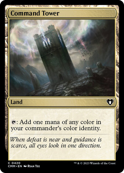 Command Tower\nCommander Masters\nSingle\nMagic The Gathering
