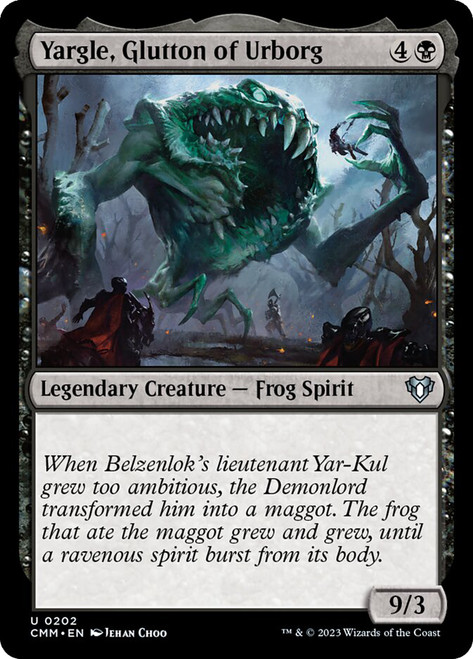 Yargle, Glutton of Urborg\nCommander Masters\nSingle\nMagic The Gathering