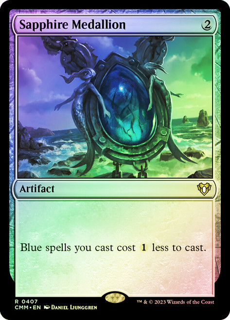 Sapphire Medallion\nCommander Masters\nSingle\nMagic The Gathering